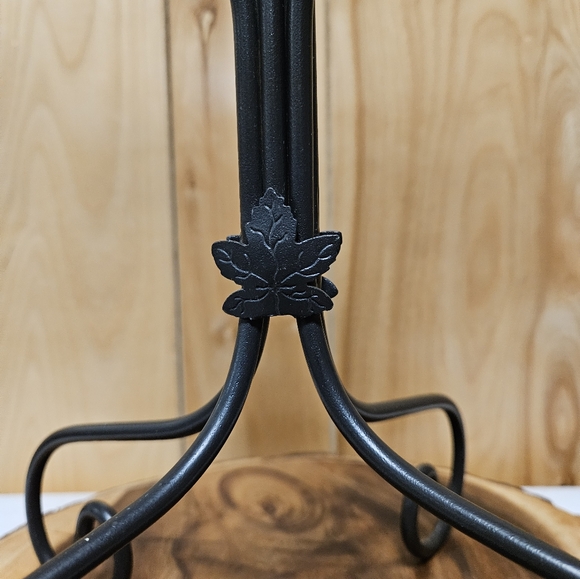 Longaberger Wrought Iron 6 Basket Hook Stand Maple Leaf Fall - Picture 3 of 4